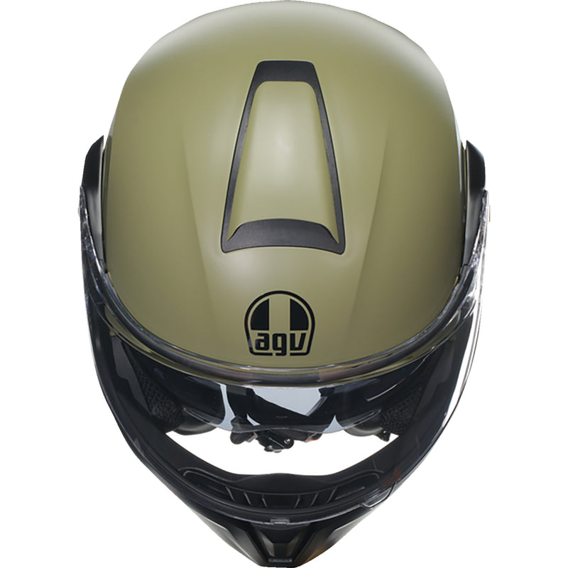 AGV 0100-2389 21182960020102X Streetmodular Mono Helmet Streetmodular Helmet - Mono - Matte Pastello Green/Black - 2XL