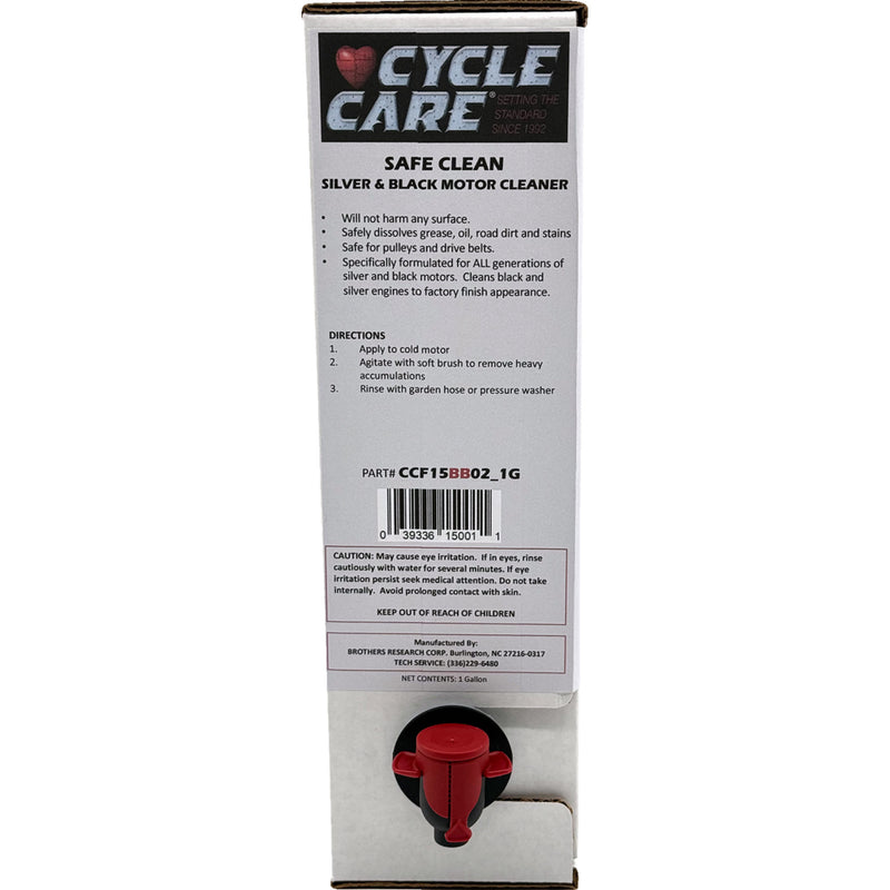 CYCLE CARE FORMULAS 3704-0435 CCF15BB02_1G Safe Clean™ Silver and Black Engine Cleaner Formula Safe Clean - Bag in Box - 1 U.S. gal.