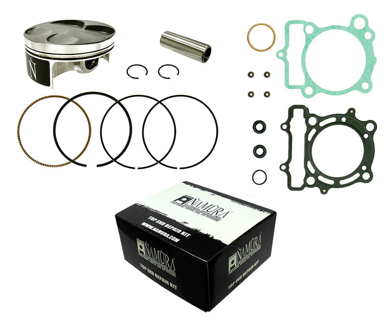 Namura TOP END Kit Frgd Chrm Comp Cylinder 76.95/Standard 11:1 - NX-20030K For Kawasaki KX 250 2004-2005 | Suzuki RMZ 250 2004-2006