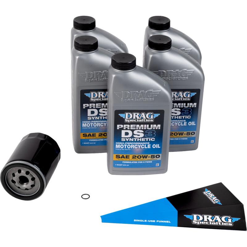 Drag Specialties Oil Oil Change Kit - 3601-1042 For Harley Motorcycles 2017-2026