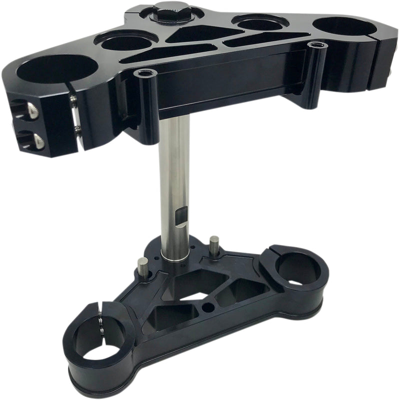 Pro-One Perf.mfg. Triple Tree - 106200B For Harley 1988-2014