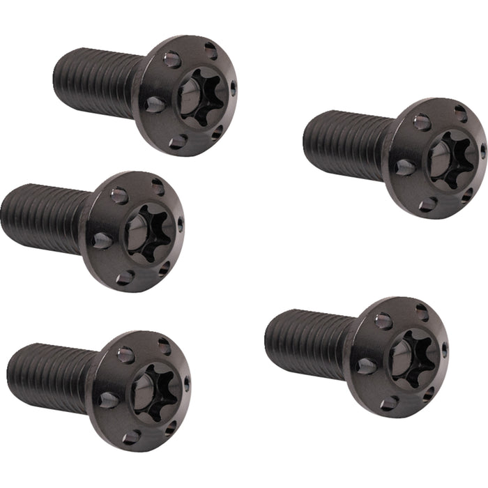 ARLEN NESS 2401-1705 300-913 Holeshot Brake Rotor Bolt Kit - Holeshot/Brake Rotor/Front - Hub Mount - Black - 5/16"-18 x 7/8" - 5 Pack