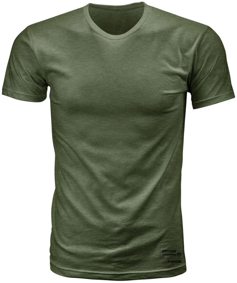 Highway 21 489-19303X 489-19303X HALLIWELL TEE GREEN 3X