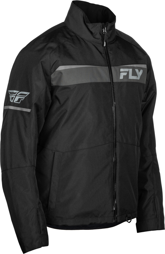 Fly Racing Aurora Jacket Black Grey 4X