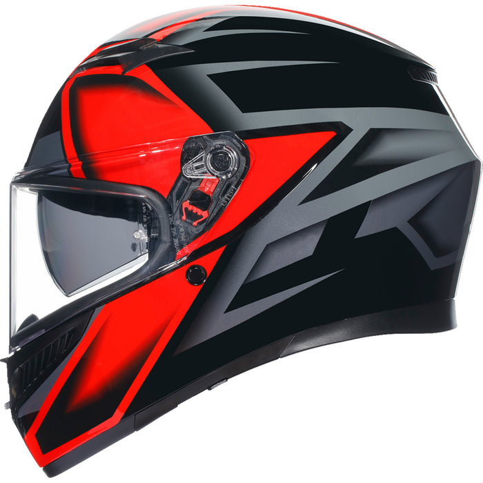 AGV 0101-15497 21183810040092X K3 Compound Helmet K3 Helmet - Compound - Black/Red - 2XL