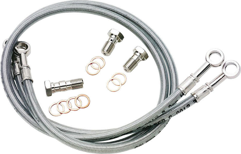 Gbrakes Brake Line Front Silver - FK003D710-1 Suzuki 650 Boulevard 2011-2015