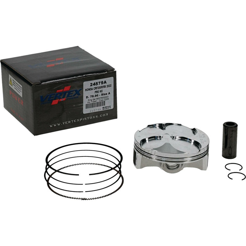Vertex Piston Kit HC Forged 78.96/Standard 14.4:1 - 24579A Honda CRF250R / CRF250RX 2022-2024