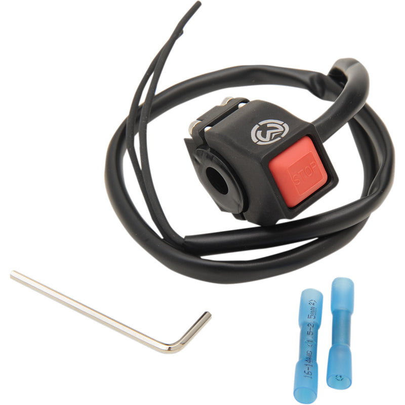 MOOSE OFFROAD 2106-0176 KS-B-BLACK-M Billet Kill Switch black