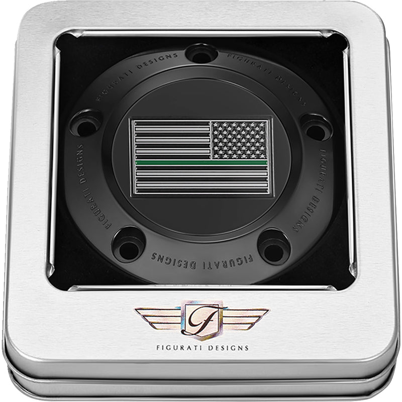 Figurati Designs Cover - FD72-TC-5H-BLK For Harley Motorcycles 1999-2017