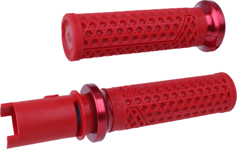 Odi Van's Lock-ON Grips Dark RED RED CVO ` - V31VHTCR-R For Harley Touring 2023-2024