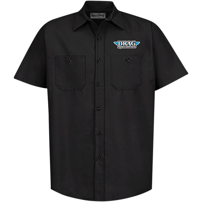 THROTTLE THREADS 3040-2914 DRG31ST24BKXL Drag Specialties Shop Shirt black - xl