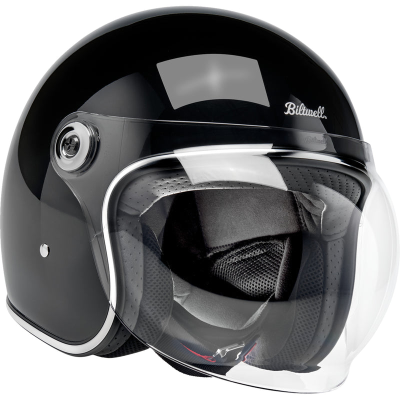 BILTWELL Tahoe™ Solid Helmet - Gloss Black