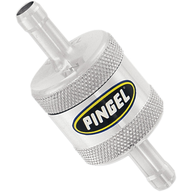 PINGEL DS-391663 SS1P In-Line Fuel Filter Fuel Filter - Short - Satin - 5/16"