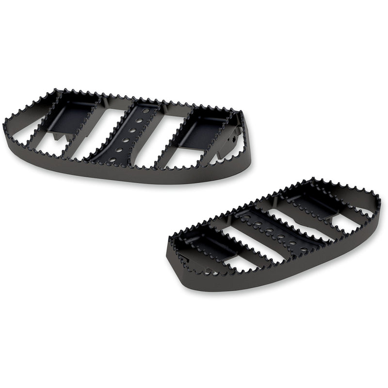 Burly Brand MX Floorboard - B13-1050B For Harley Motorcycles 1985-2026