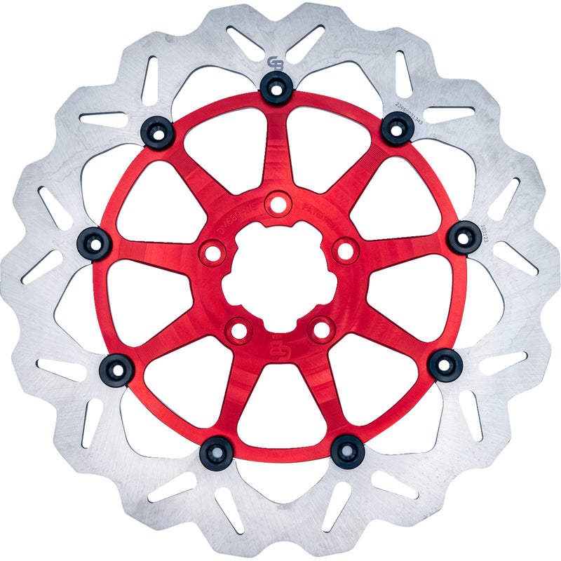 GALFER 1710-4569 DF680CWS-R Wave® Brake Rotors - Front - Red