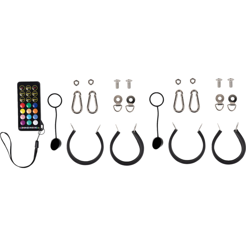 MOOSE OFFROAD 2040-3165 PQR-CHSBTR1.8-122-PU Quick Release Whip Lights Quick Release Whip - 2' - Pair