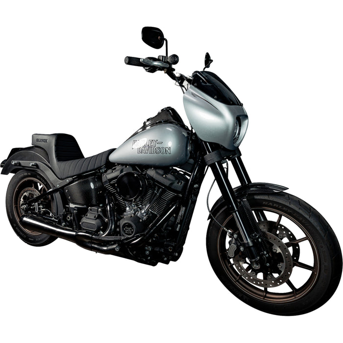 SLYFOX 0802-1656 4701A-slyfox Highnoon Seat vinyl - classic stitch - black logo - fl/fx '18-'24