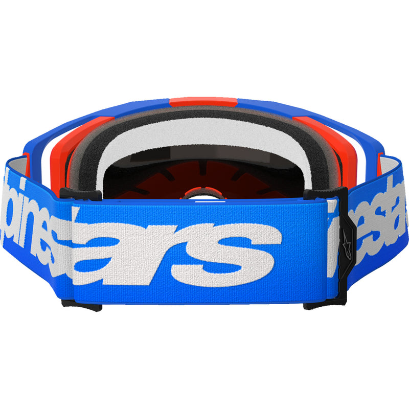 ALPINESTARS GOGGLES 2601-3774 5101325-7303 Vision 8 Wordmark Goggle Vision 8 Goggle - Wordmark - Blue/Orange - Red Mirror