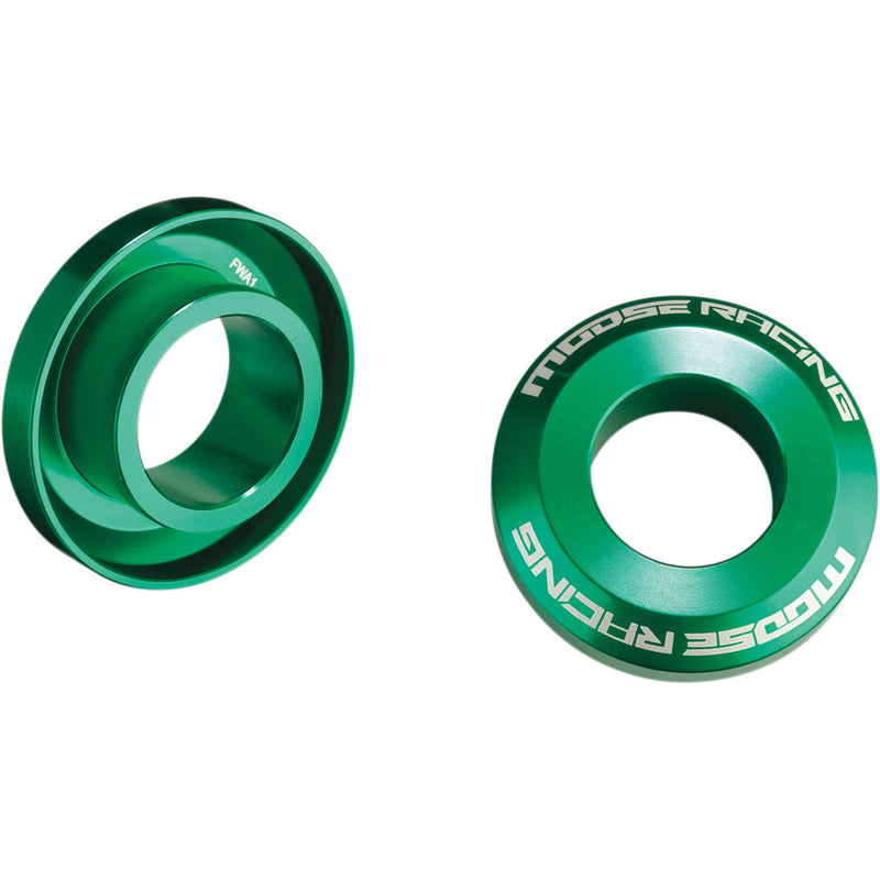 MOOSE OFFROAD 0222-0531 W16-2301GN Fast Wheel Spacer rear - green - kawasaki