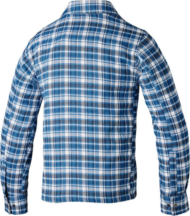 Rst 556-2115442 102115BLU2-42 KEVLAR LUMBERJACK CE SHIRT BLUE/GREY CHECK MD