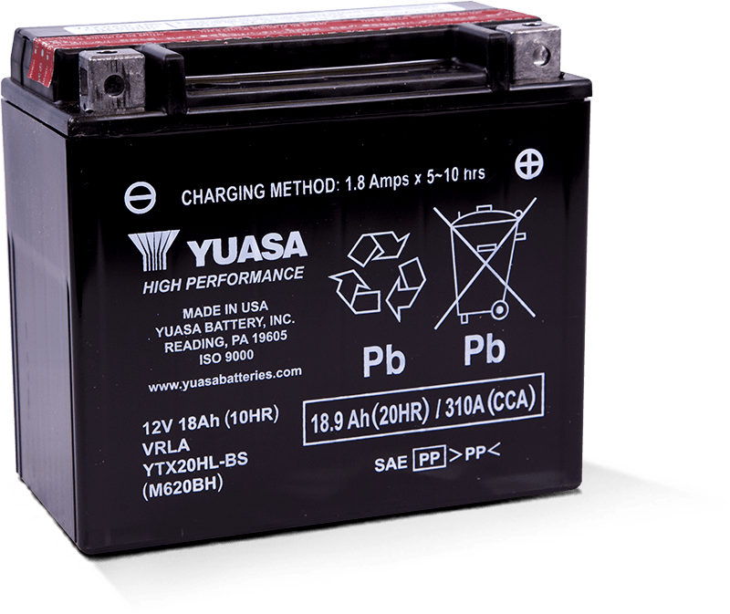 Yuasa Battery YUAM620BH Yuasa YTX20HL-BS High Performance AGM Battery W/bottle - User 1