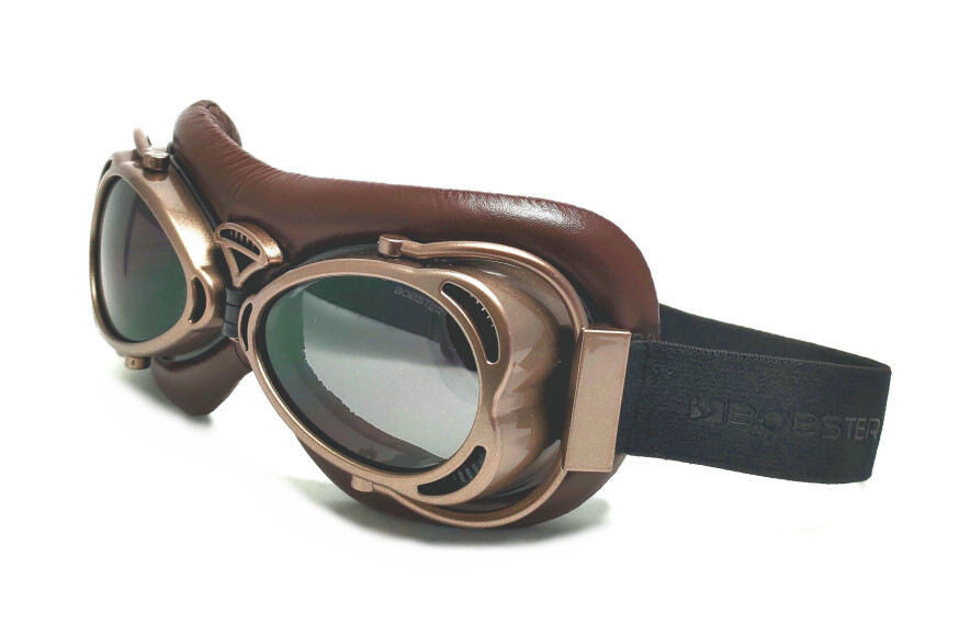 Bobster 26-5280 BFLG002 FLIGHT GOGGLE ANTIQUE BROWN SMOKE LENS