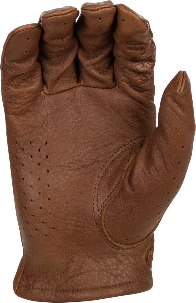 Highway 21 489-00512X 489-00512X LOUIE PERFORATED GLOVES BROWN 2X