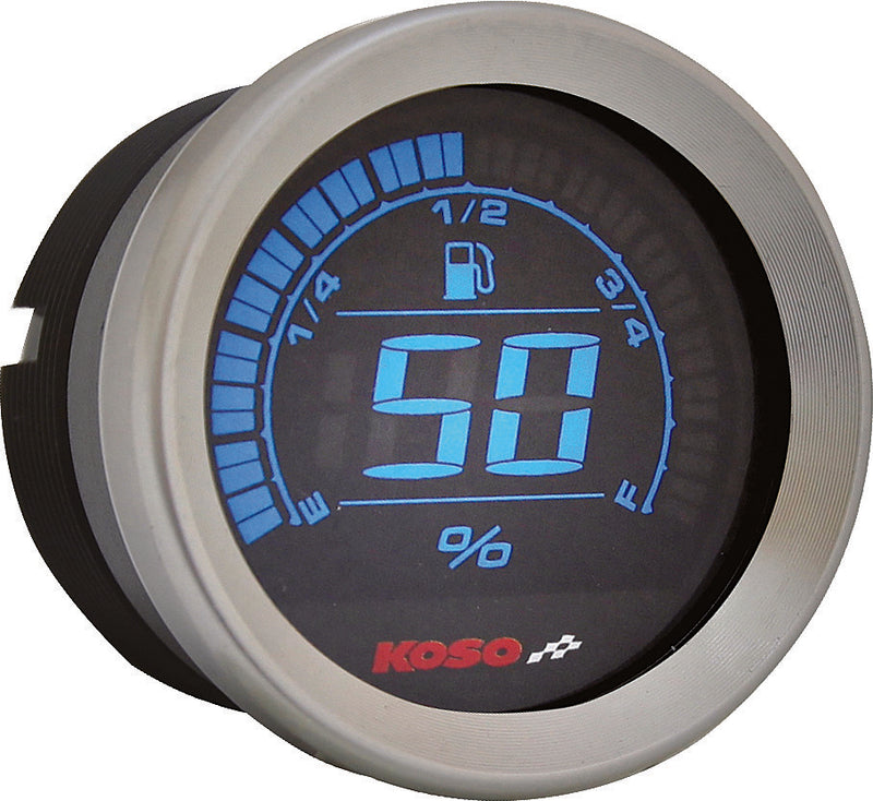 Koso North America Digital Gauge Cluster Silver Bezel Flht AND Fltr - BA050901 For Harley Touring 2004-2013