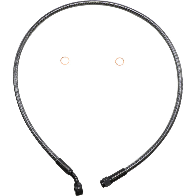 MAGNUM SHIELDING 1741-6284 77131 KARBONFIBR Upper Brake Line - Front - 3/8" - 35° - 31" - KARBONFIBR