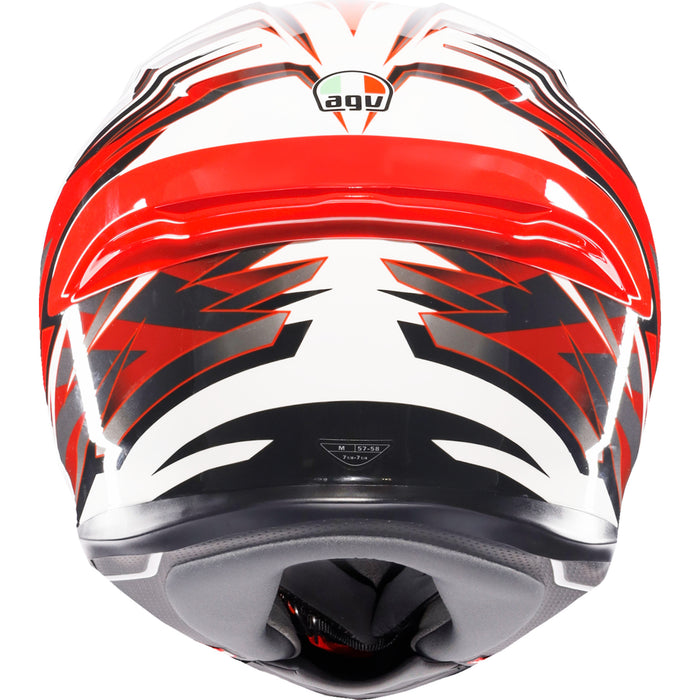 AGV K6 S Reeval Helmet - White/Red/Gray