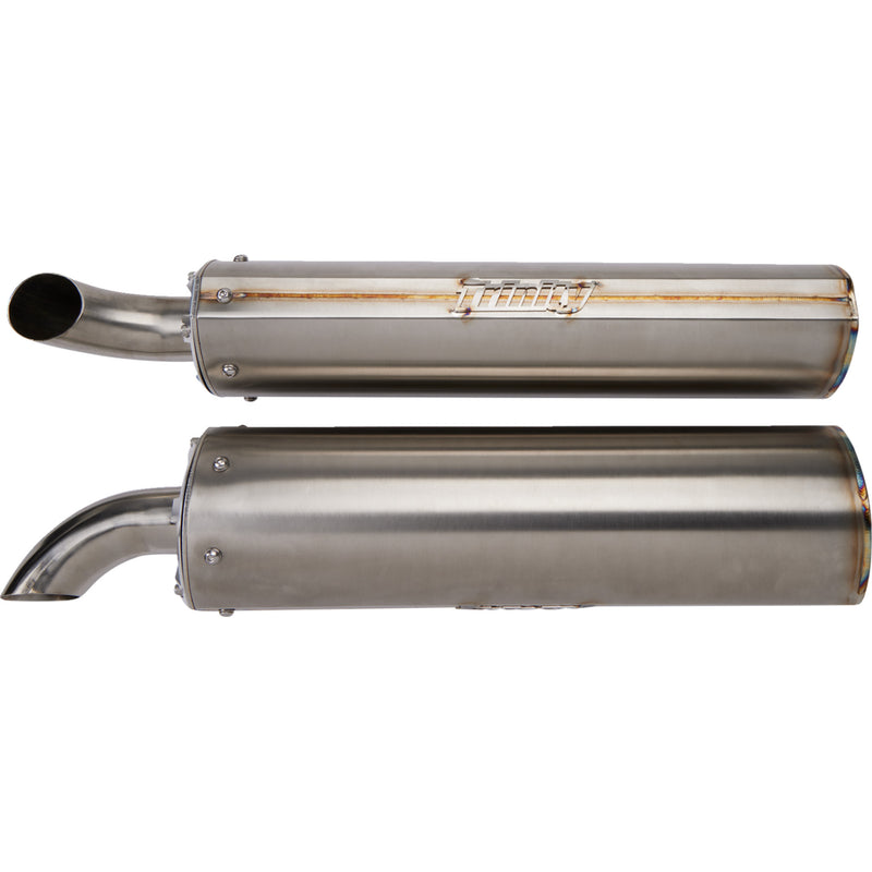 Trinity Racing Dual Canister Exhaust System - TR-4174D-SS Polaris RZR 2020-2023