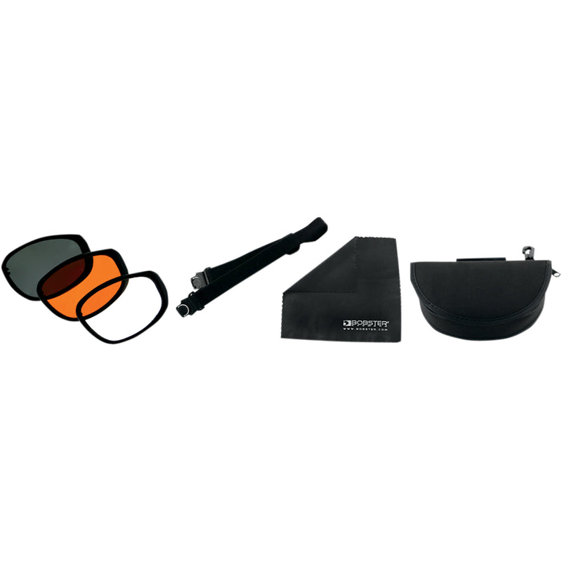 BOBSTER BSSA001AC BSSA001AC Sport & Street Convertible Sunglasses matte black - interchangeable lens