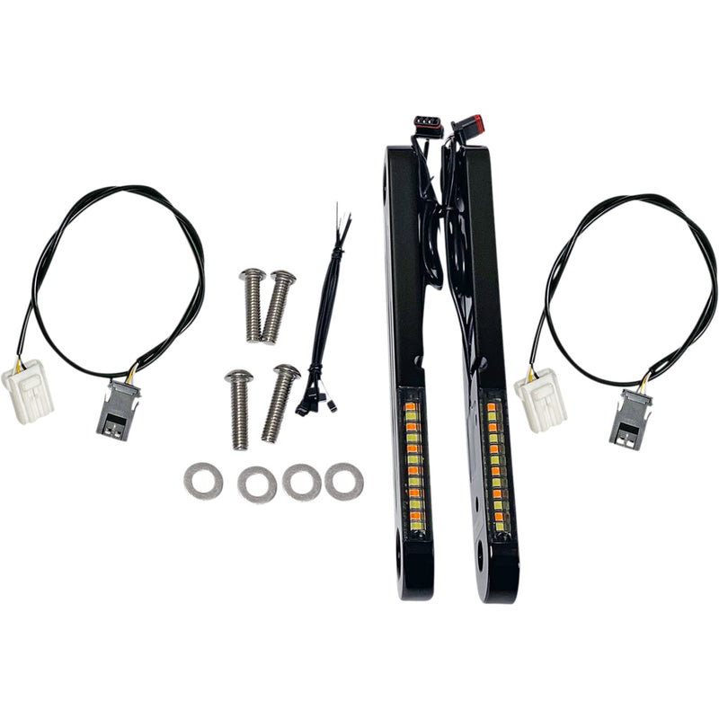 Custom Dynamics Light Bar - PB-DS2-13-B For Harley Touring 2006-2013