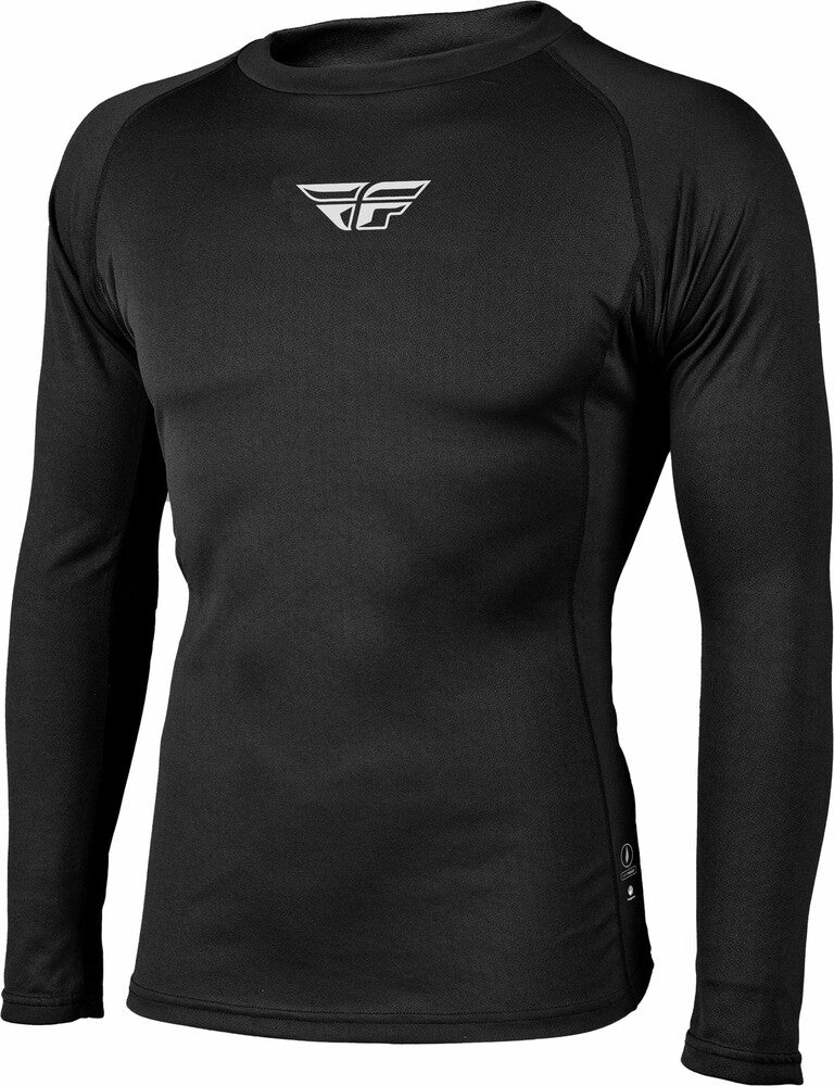 Fly Racing 354-6401L 354-6401L LIGHTWEIGHT BASELAYER TOP BLACK LG