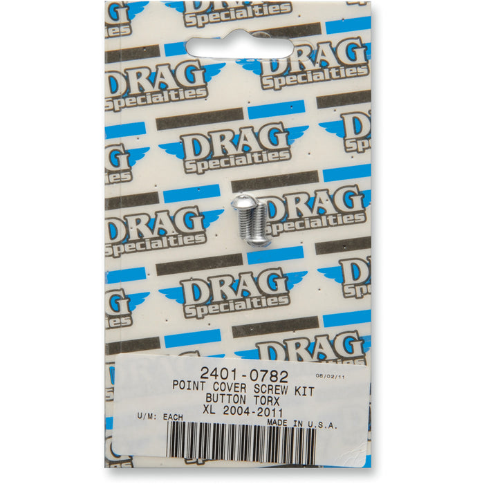 DRAG SPECIALTIES 2401-0782 Point Cover Bolt Set Bolt Kit - Point Cover - Button-Head - Sportster