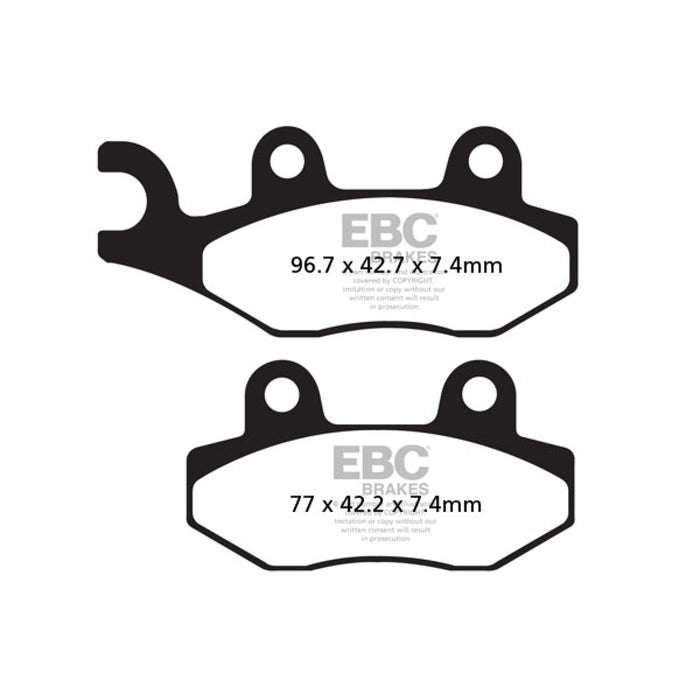 EBC FA135X FA135X Sport Carbon "X" Brake Pads Sport Carbon Brake Pads