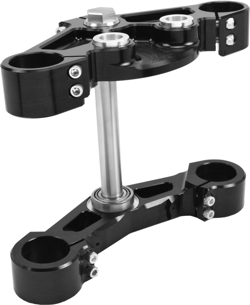 Hawg Halters Inc Dominator Tree SET Track Style Black FLT 49MM - 49FLAR3-TS14 For Harley Road Glide 2015-2023