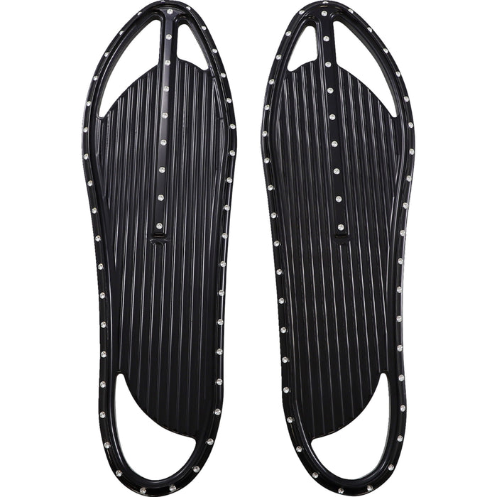 COVINGTONS 1621-0668 C1334-B Floorboards - Dimpled - Black