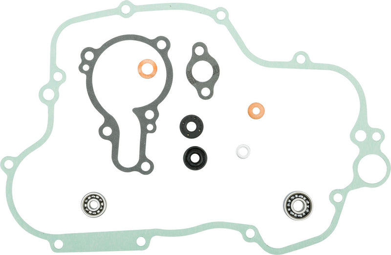 Athena Water Pump Repair Kit W Bearings - P400250475014 Kawasaki KX 125 1994-2002