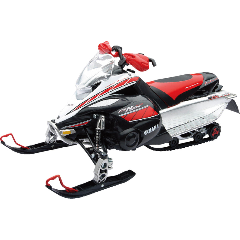 NEW RAY TOYS 7001-0058 42893A Mini Yamaha FX Snowmobile Yamaha FX Snowmobile - 1:12 Scale - Black/Red/Silver