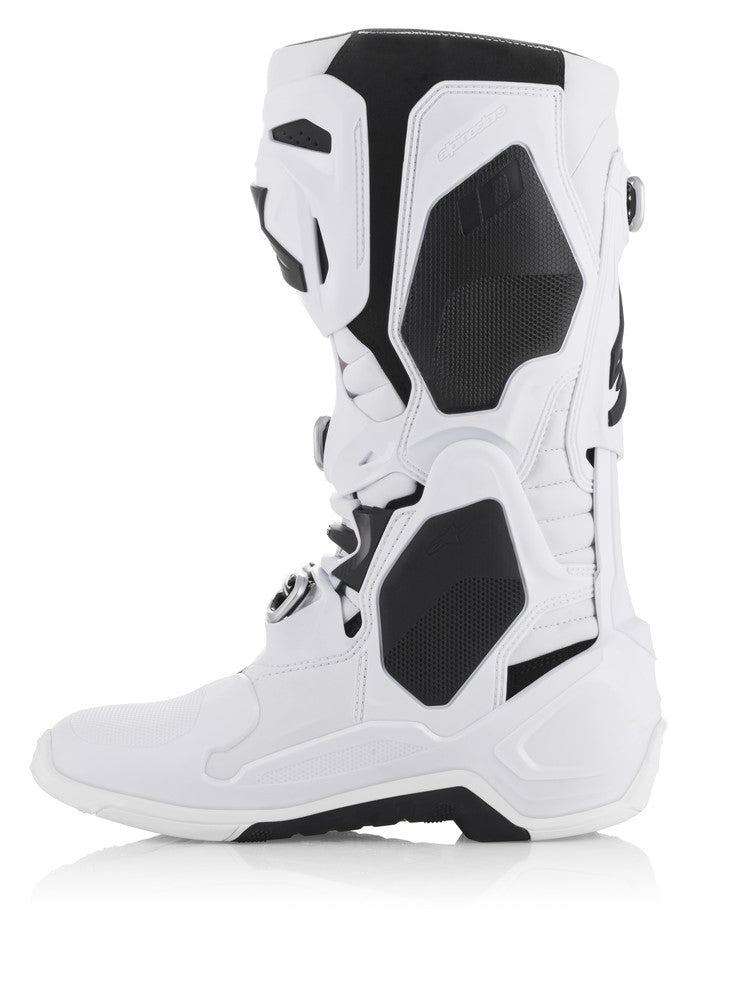 Alpinestars 482-01108 2010020-20-8 TECH 10 BOOTS WHITE SIZE 08