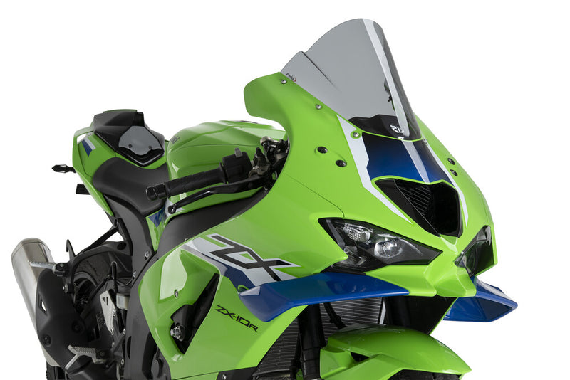 Puig Hi-Tech Parts Windscreen Z-Racing Smoke - 20541H Kawasaki Ninja 2021-2026
