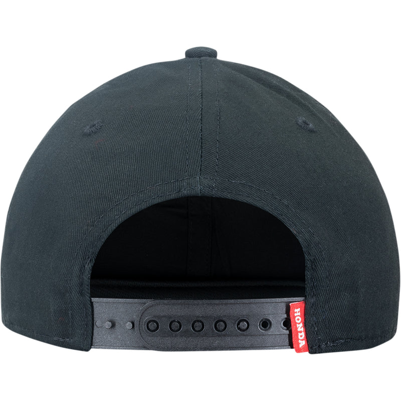 HONDA APPAREL 2501-3802 NP21A-H1826 Honda Curved Bill Hat Honda Blacked Out Hat - Black