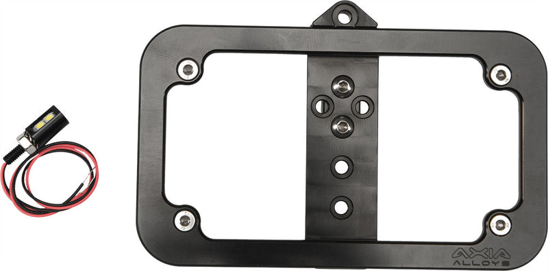 Axia 12-9156 MODBOLP-BK LIGHTED LICENSE PLATE FRAME BOLT-ON