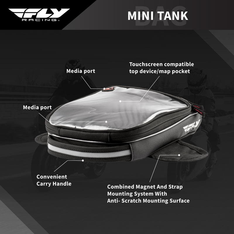 Fly Racing 479-10110 #6245 479-10~110 MINI TANK BAG