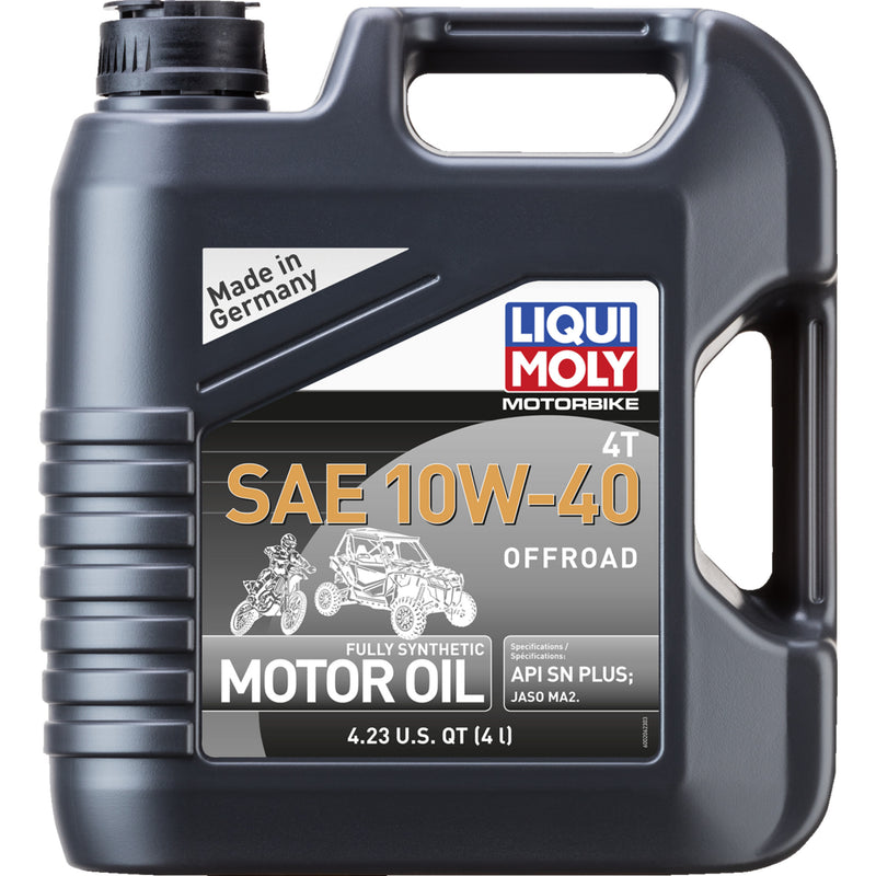 LIQUI MOLY 3601-0701 20084 Offroad 4T Synthetic Engine Oil Offroad 4T Oil - 10W-40 - 4L