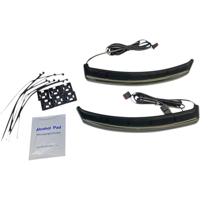 CUSTOM DYNAMICS 2040-2694 CD-INDBAG-SWN-S LED Saddlebag Lights Saddle Bag Lights - Smoke Lens