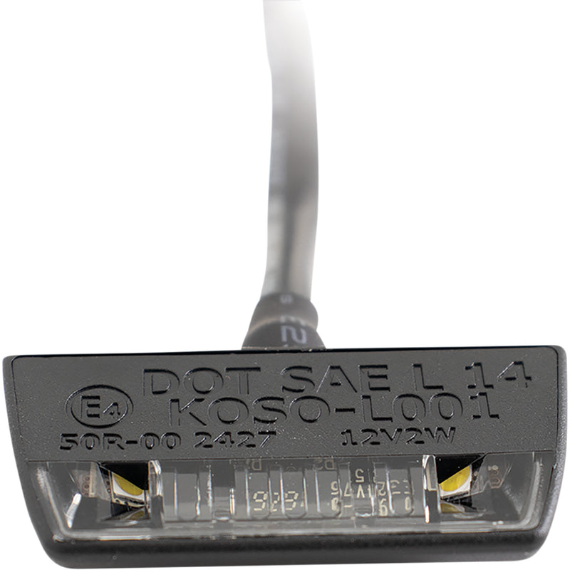 KOSO NORTH AMERICA 2030-0949 HD008000 Blade LED License Plate Light LED License Plate Light