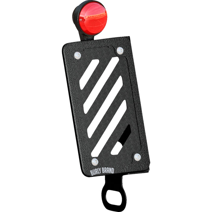 BURLY BRAND 2030-2159 B13-3001TB License Plate Kit License Plate Mount - Side Mount