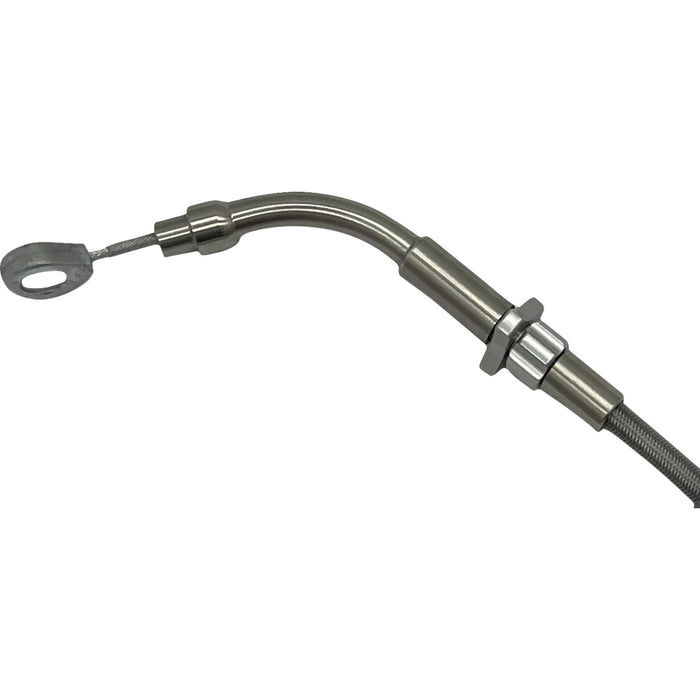 FAT BAGGERS INC. 0662-1241 118006 EZ Install Upper Clutch Cable - FLTR/FLHX '21-'23 - +6" - Braided